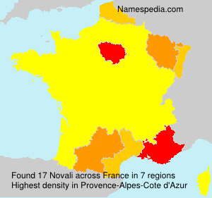 Surname Novali in France Surname Novali in France