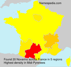 Surname Novarino in France Surname Novarino in France