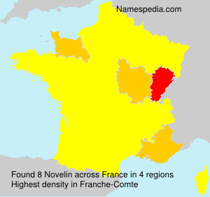 Surname Novelin in France