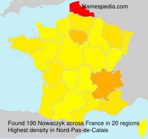 Surname Nowaczyk in France Surname Nowaczyk in France