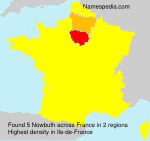 Surname Nowbuth in France Surname Nowbuth in France