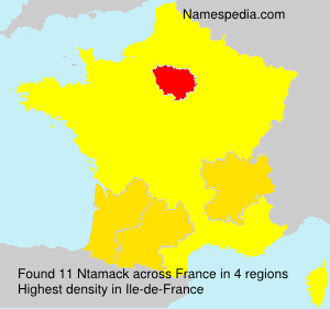 Surname Ntamack in France Surname Ntamack in France