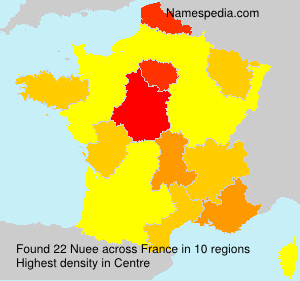 Surname Nuee in France Surname Nuee in France