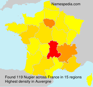 Surname Nugier in France Surname Nugier in France