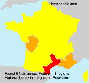 Surname Nuin in France Surname Nuin in France