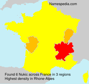 Surname Nukic in France Surname Nukic in France