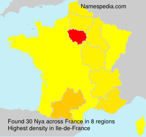 Surname Nya in France Surname Nya in France