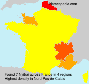 Surname Nyitrai in France Surname Nyitrai in France