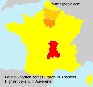 Surname Nysten in France Surname Nysten in France