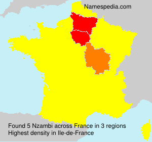 Surname Nzambi in France Surname Nzambi in France