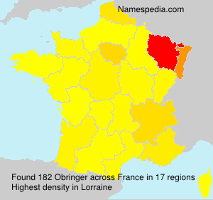 Surname Obringer in France Surname Obringer in France