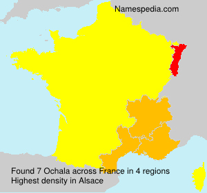 Surname Ochala in France Surname Ochala in France
