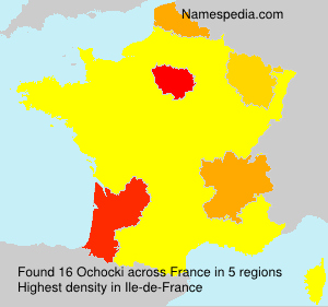 Surname Ochocki in France Surname Ochocki in France