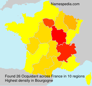 Surname Ocquidant in France Surname Ocquidant in France