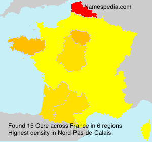 Surname Ocre in France