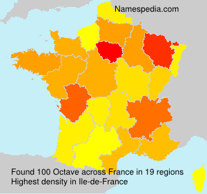Surname Octave in France Surname Octave in France