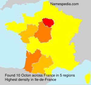 Surname Octon in France Surname Octon in France