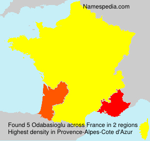 Surname Odabasioglu in France Surname Odabasioglu in France