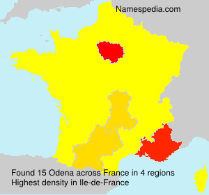 Surname Odena in France Surname Odena in France