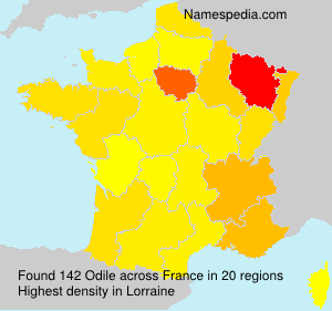 Surname Odile in France Surname Odile in France