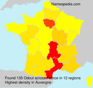 Surname Odoul in France Surname Odoul in France