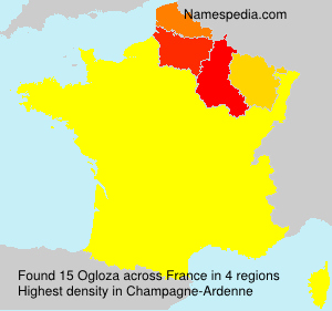 Surname Ogloza in France Surname Ogloza in France