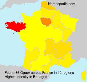 Surname Oguer in France Surname Oguer in France