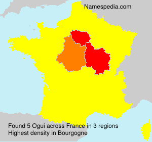 Surname Ogui in France Surname Ogui in France