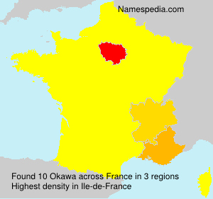 Surname Okawa in France