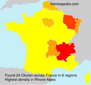 Surname Okutan in France Surname Okutan in France