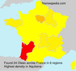 Surname Olaso in France Surname Olaso in France