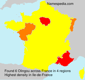Surname Olingou in France Surname Olingou in France
