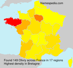 Surname Olivry in France Surname Olivry in France