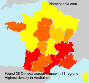 Surname Olmeda in France Surname Olmeda in France