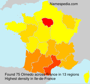 Surname Olmedo in France Surname Olmedo in France