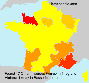 Surname Omarini in France
