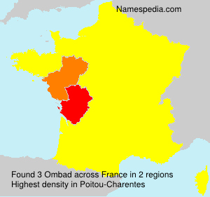 Surname Ombad in France Surname Ombad in France