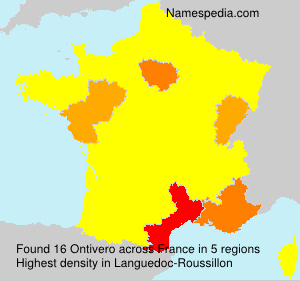 Surname Ontivero in France Surname Ontivero in France