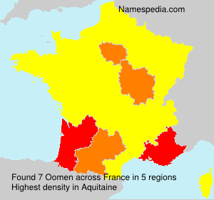 Surname Oomen in France Surname Oomen in France