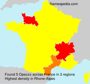 Surname Opezzo in France