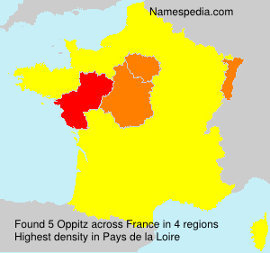 Surname Oppitz in France Surname Oppitz in France