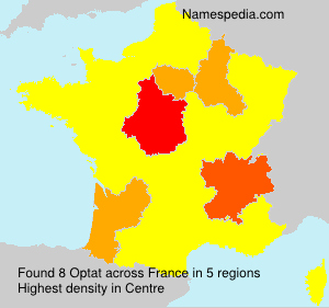 Surname Optat in France Surname Optat in France