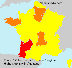 Surname Orbe in France Surname Orbe in France