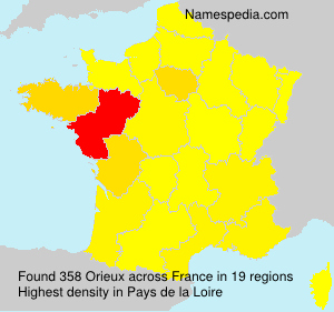 Surname Orieux in France Surname Orieux in France