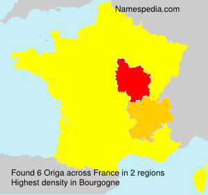 Surname Origa in France Surname Origa in France