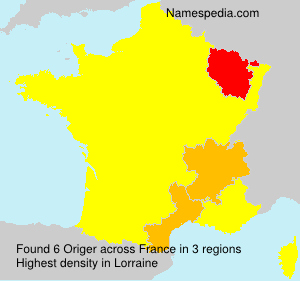 Surname Origer in France Surname Origer in France