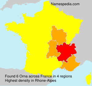 Surname Orna in France Surname Orna in France