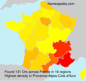 Surname Ors in France Surname Ors in France