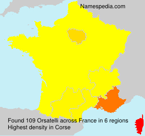 Surname Orsatelli in France Surname Orsatelli in France