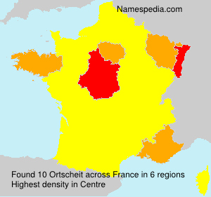 Surname Ortscheit in France Surname Ortscheit in France